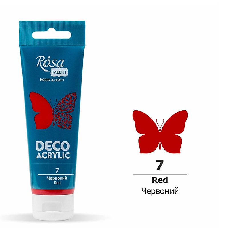 farba akrylowa matowa Rosa DECO ACRYLIC - sklep dla plastyków gart.pl