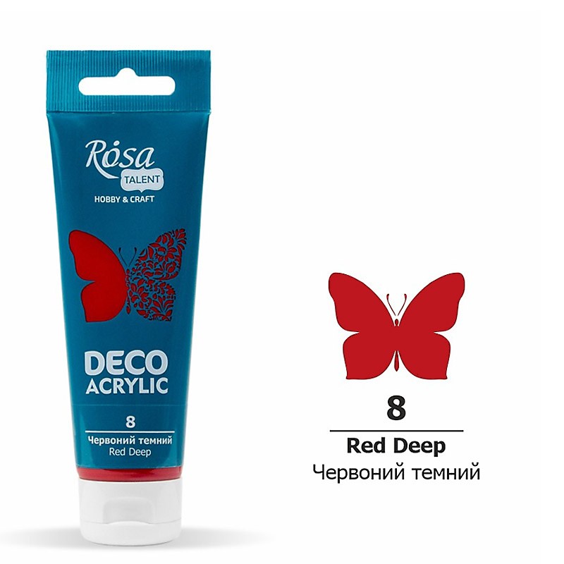 farba akrylowa matowa Rosa DECO ACRYLIC - sklep dla plastyków gart.pl