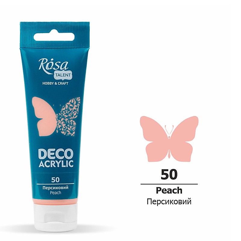 farba akrylowa matowa Rosa DECO ACRYLIC - sklep dla plastyków gart.pl