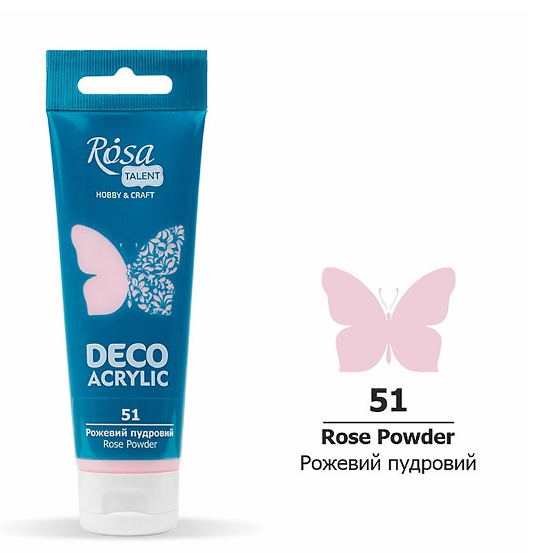 farba akrylowa matowa Rosa DECO ACRYLIC - sklep dla plastyków gart.pl