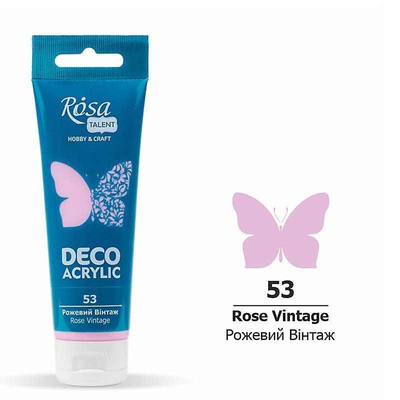 farba akrylowa matowa Rosa DECO ACRYLIC - sklep dla plastyków gart.pl