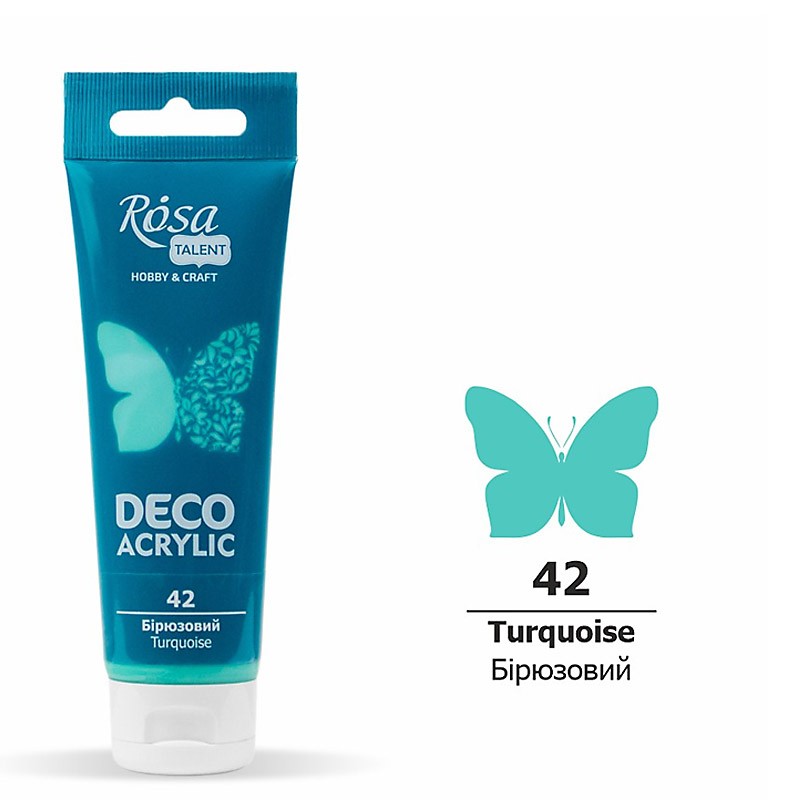 farba akrylowa matowa Rosa DECO ACRYLIC - sklep dla plastyków gart.pl