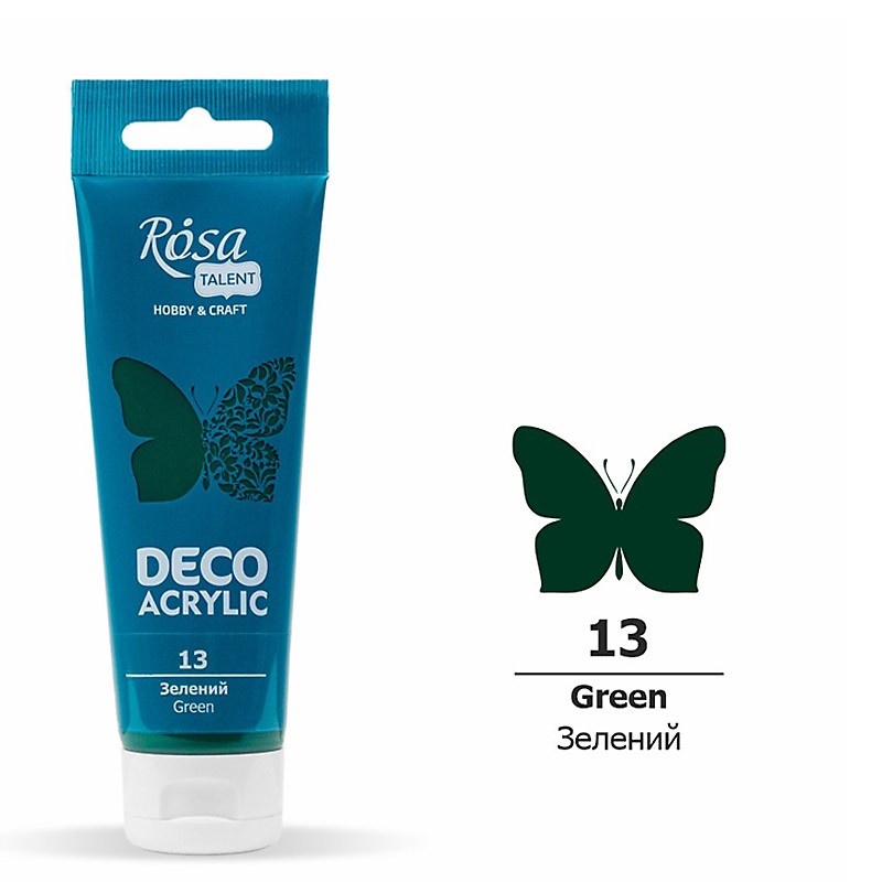 farba akrylowa matowa Rosa DECO ACRYLIC - sklep dla plastyków gart.pl