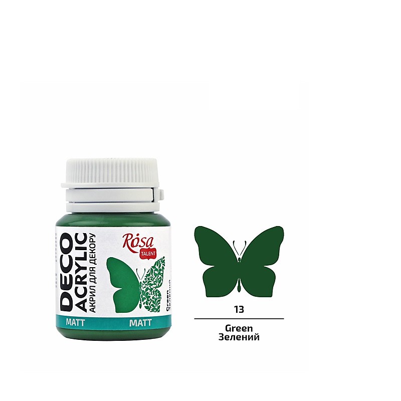farba akrylowa matowa Rosa DECO ACRYLIC - sklep dla plastyków gart.pl