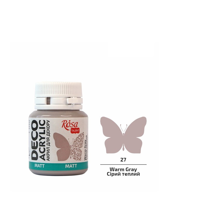 farba akrylowa matowa Rosa DECO ACRYLIC - sklep dla plastyków gart.pl
