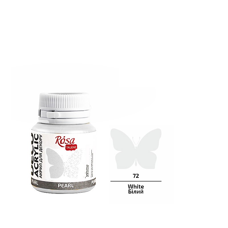 farba akrylowa perłowa Rosa DECO ACRYLIC - sklep dla plastyków gart.pl