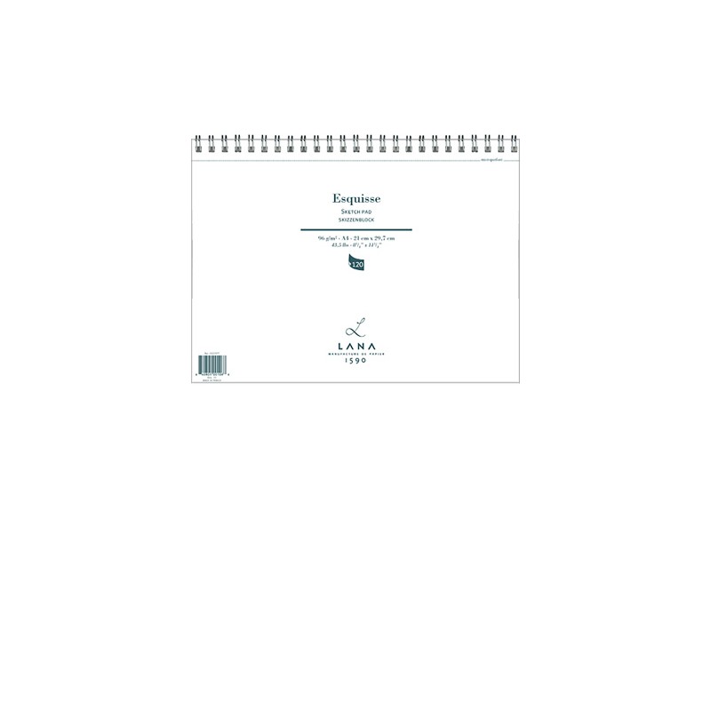 Blok do rysunku Lana Esquisse 96g - A3 na spirali