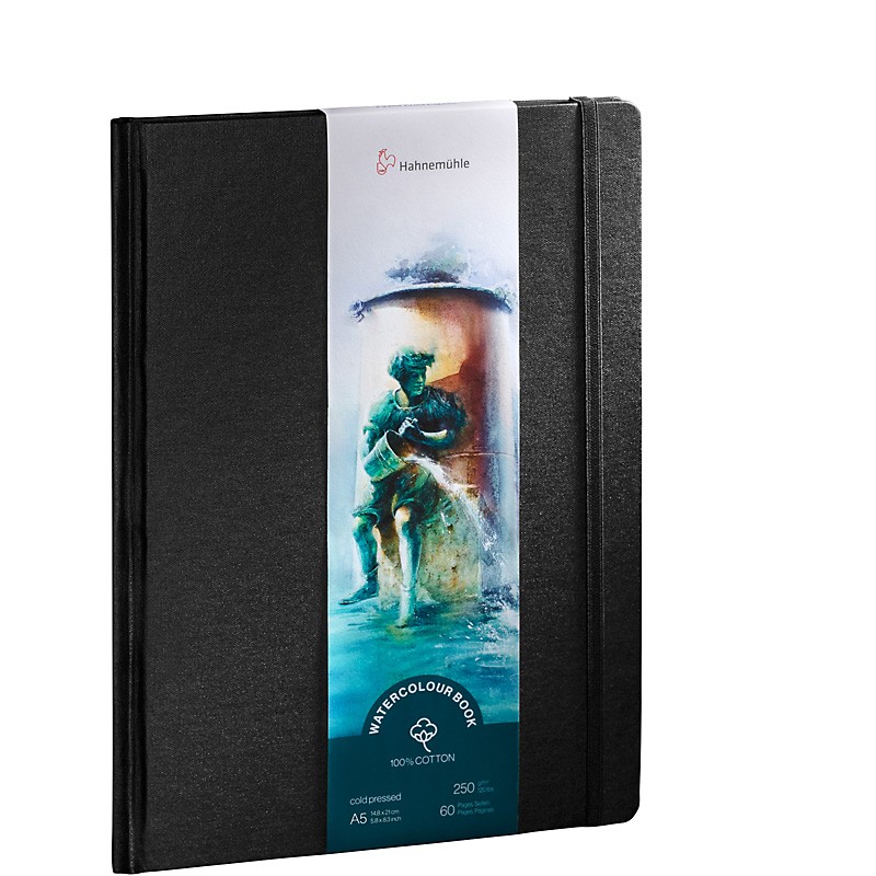 Szkicownik do akwareli Hahnemuhle Watercolour Book 250g bawełna - A5 portret