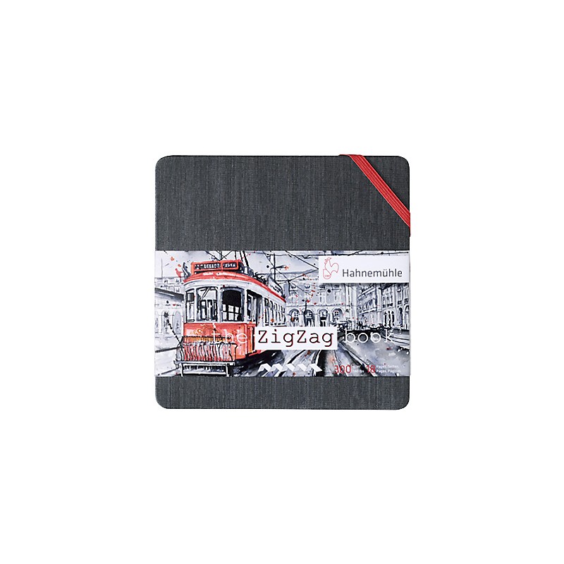 Szkicownik akwarelowy Hahnemuhle The ZigZag Book 300g - 5x5 cm