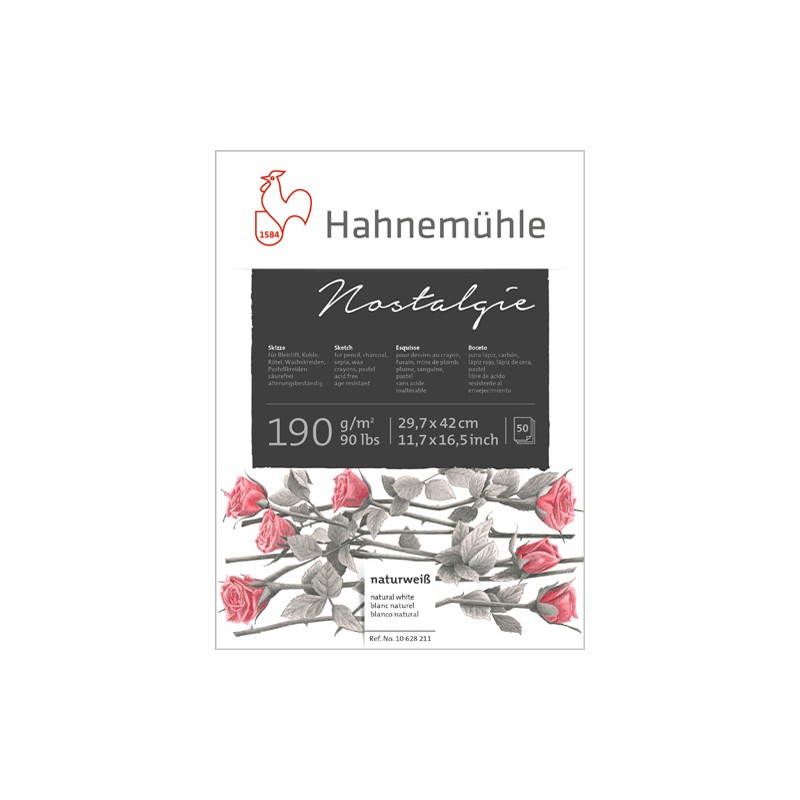 Blok do rysunku Hahnemühle Nostalgie 190 gsm - A2