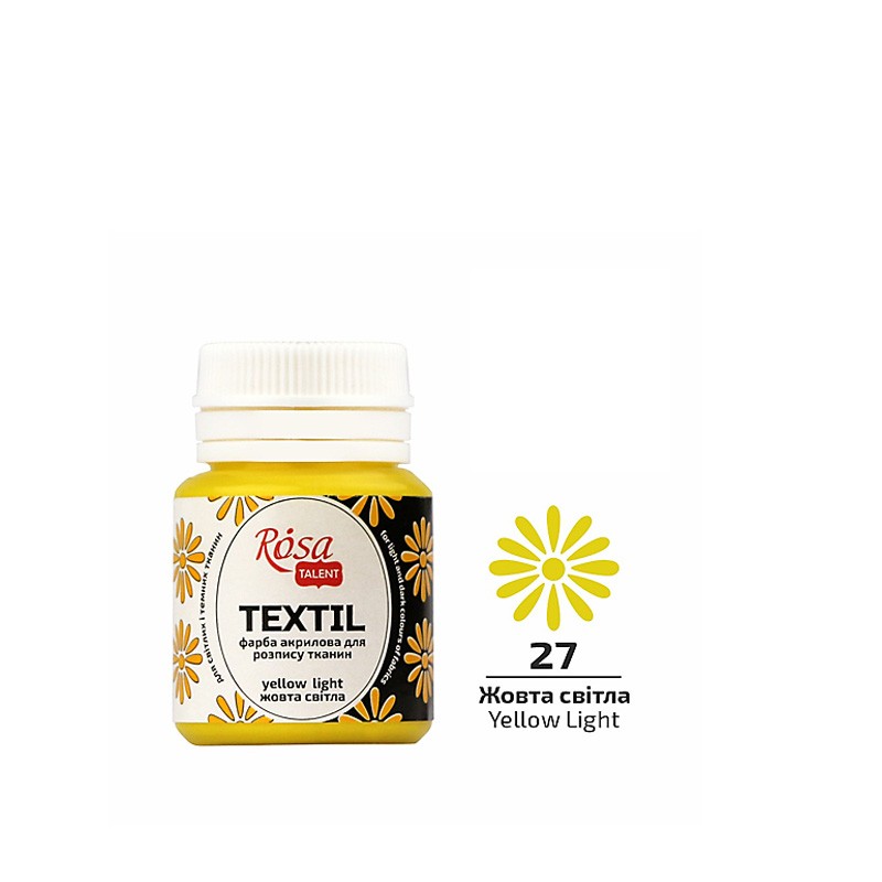 farba akrylowa do tkanin Rosa TEXTIL - sklep dla plastyków gart.pl