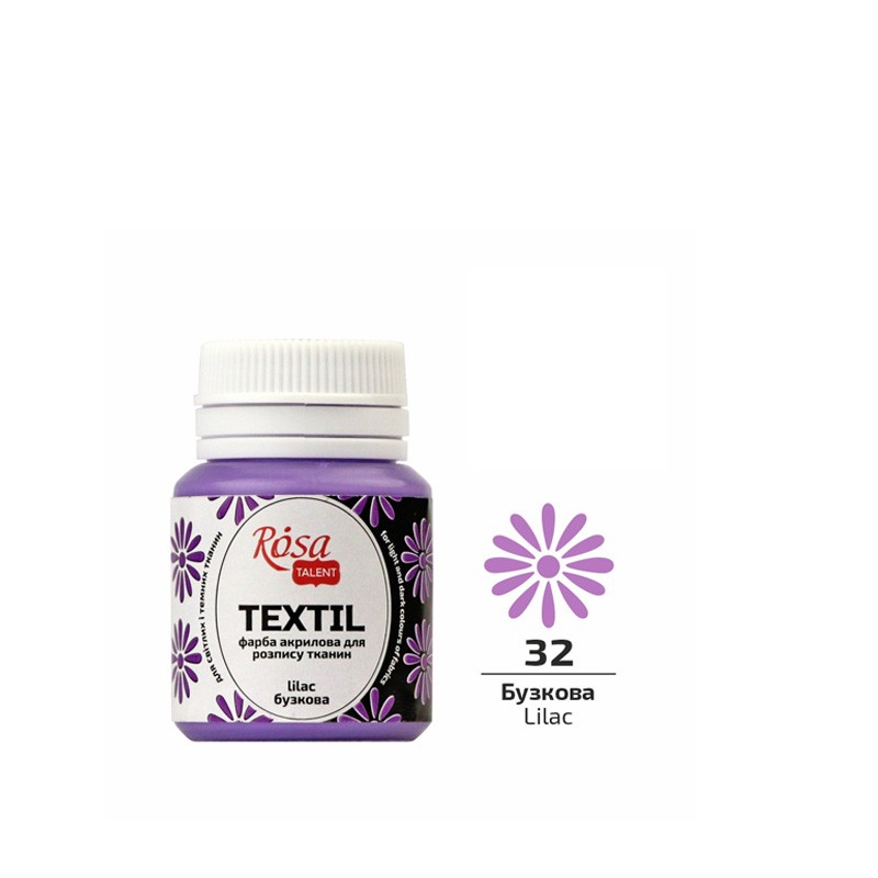 farba akrylowa do tkanin Rosa TEXTIL - sklep dla plastyków gart.pl