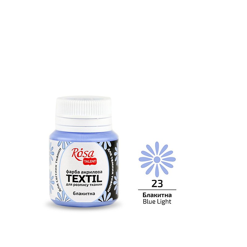 farba akrylowa do tkanin Rosa TEXTIL - sklep dla plastyków gart.pl