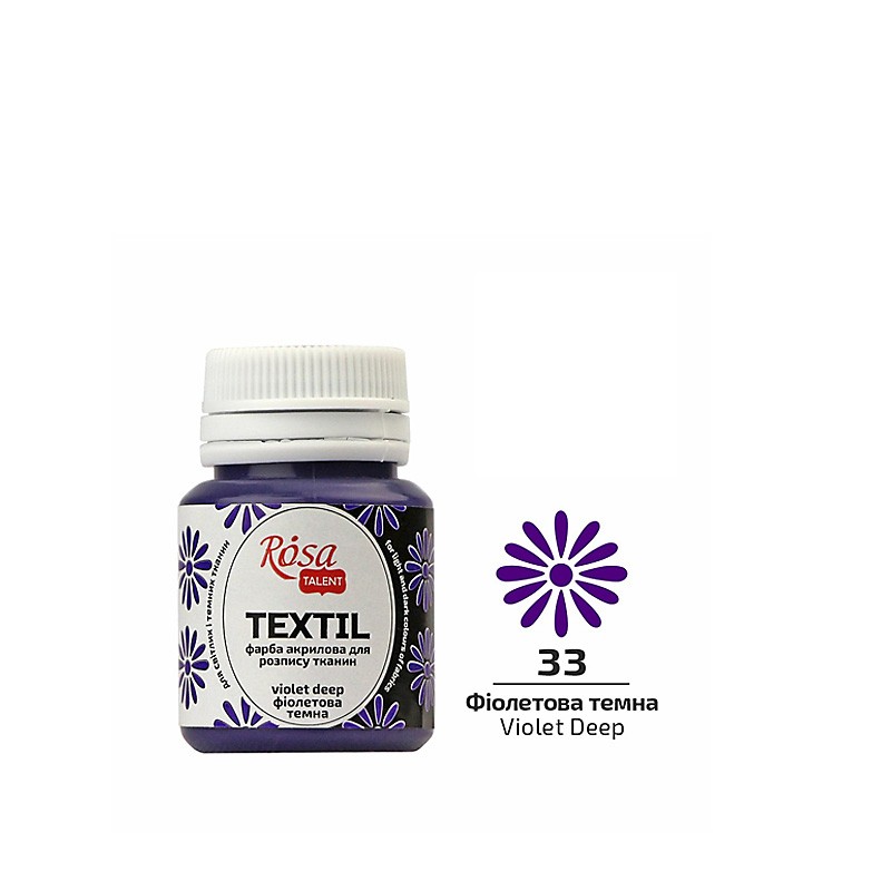 farba akrylowa do tkanin Rosa TEXTIL - sklep dla plastyków gart.pl