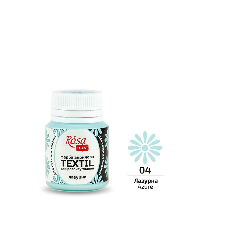 farba akrylowa do tkanin Rosa TEXTIL - sklep dla plastyków gart.pl