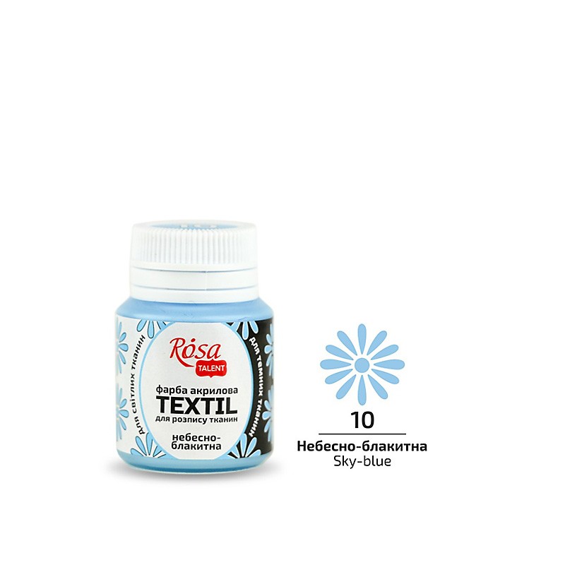 farba akrylowa do tkanin Rosa TEXTIL - sklep dla plastyków gart.pl