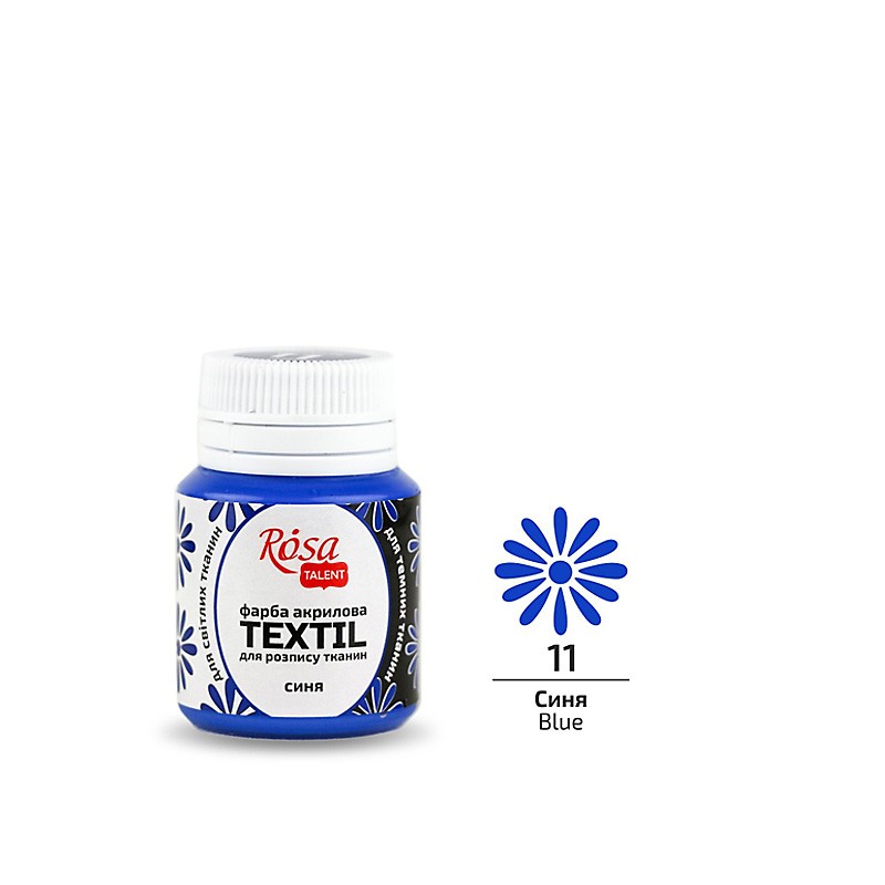 farba akrylowa do tkanin Rosa TEXTIL - sklep dla plastyków gart.pl