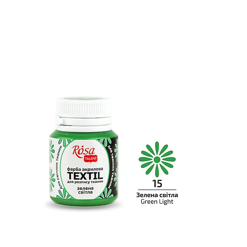 farba akrylowa do tkanin Rosa TEXTIL - sklep dla plastyków gart.pl