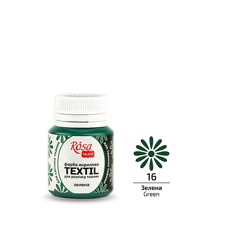 farba akrylowa do tkanin Rosa TEXTIL - sklep dla plastyków gart.pl