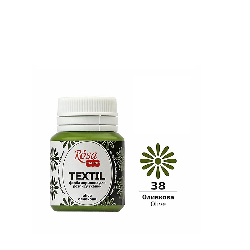 farba akrylowa do tkanin Rosa TEXTIL - sklep dla plastyków gart.pl