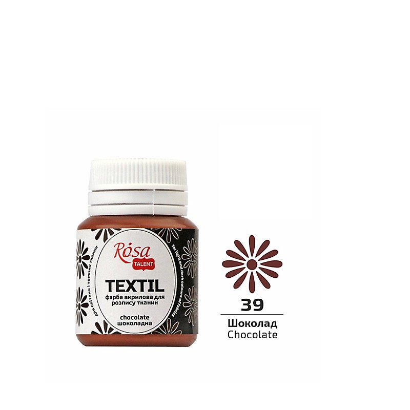 farba akrylowa do tkanin Rosa TEXTIL - sklep dla plastyków gart.pl