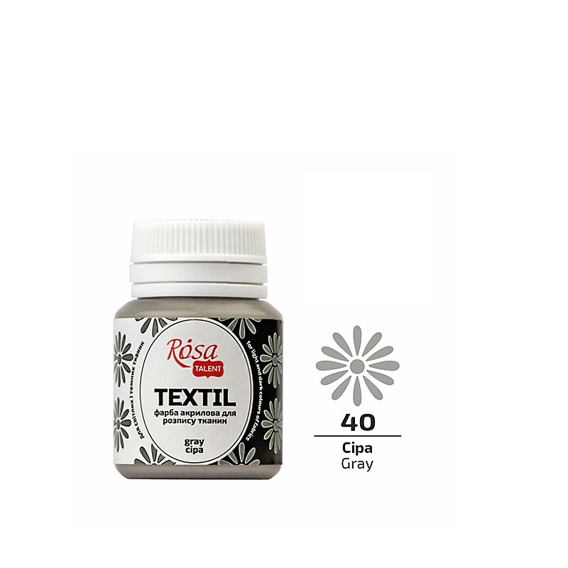 farba akrylowa do tkanin Rosa TEXTIL - sklep dla plastyków gart.pl