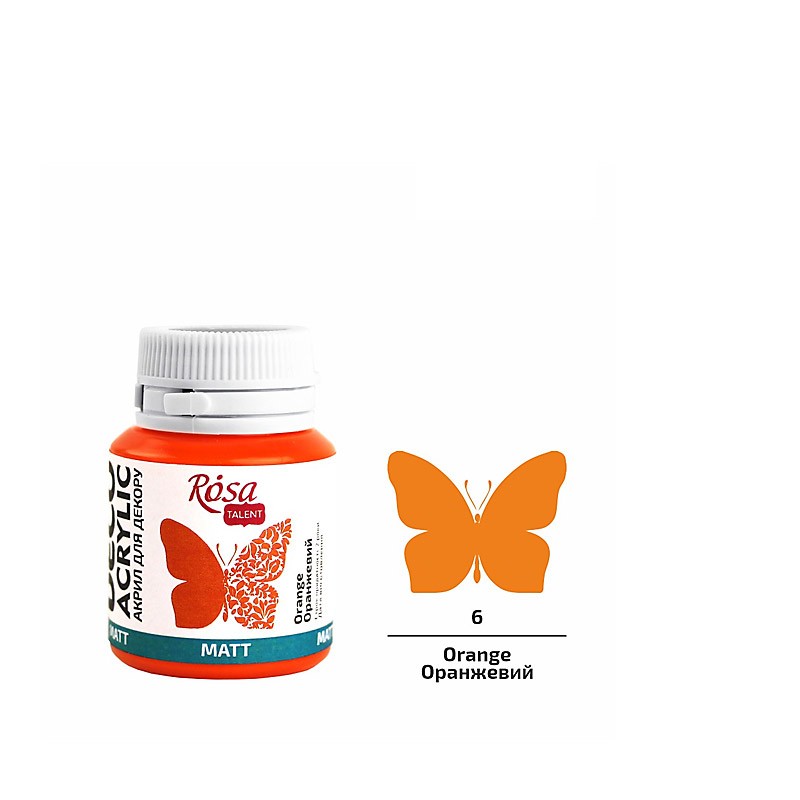 farba akrylowa matowa Rosa DECO ACRYLIC - sklep dla plastyków gart.pl