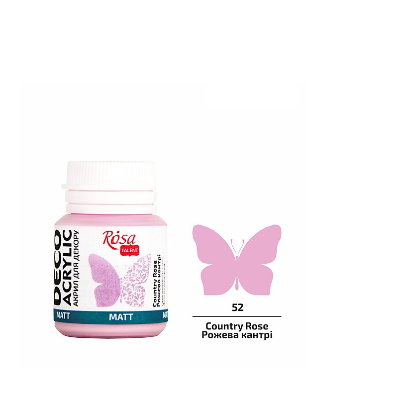 farba akrylowa matowa Rosa DECO ACRYLIC - sklep dla plastyków gart.pl