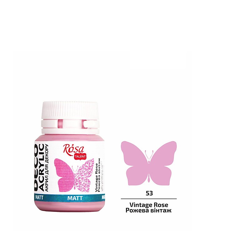 farba akrylowa matowa Rosa DECO ACRYLIC - sklep dla plastyków gart.pl