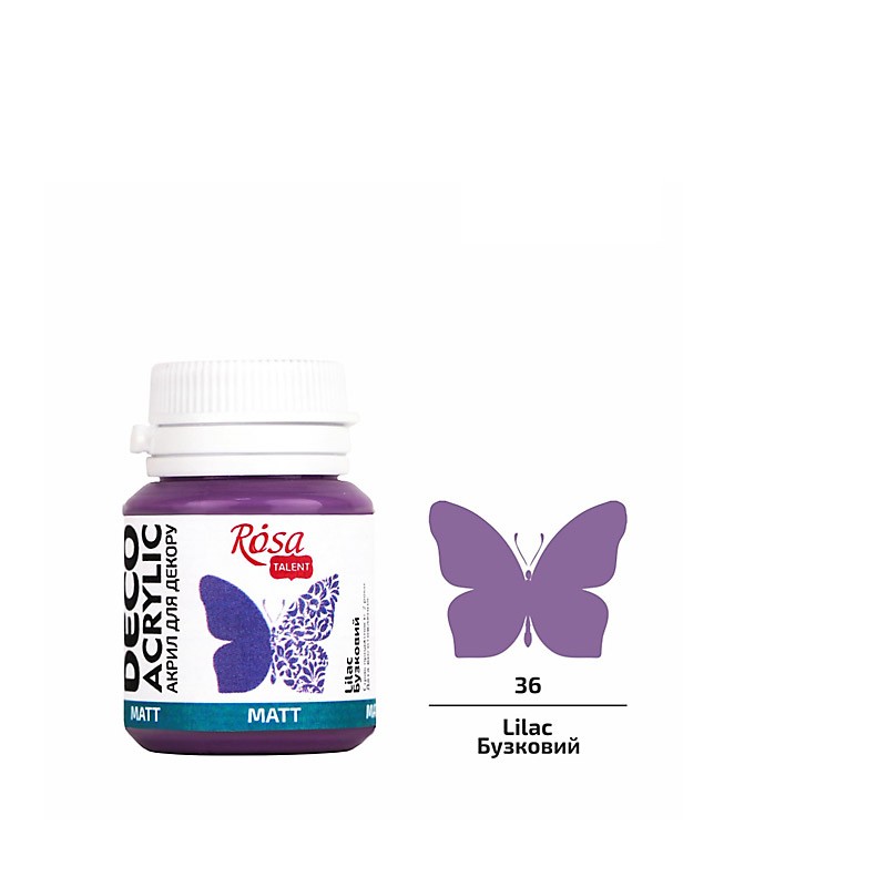 farba akrylowa matowa Rosa DECO ACRYLIC - sklep dla plastyków gart.pl