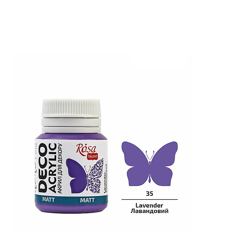 farba akrylowa matowa Rosa DECO ACRYLIC - sklep dla plastyków gart.pl