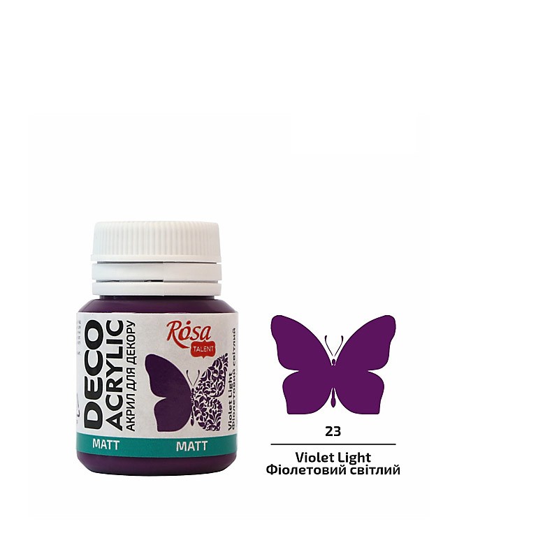 farba akrylowa matowa Rosa DECO ACRYLIC - sklep dla plastyków gart.pl