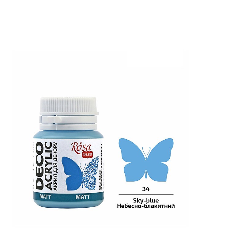 farba akrylowa matowa Rosa DECO ACRYLIC - sklep dla plastyków gart.pl