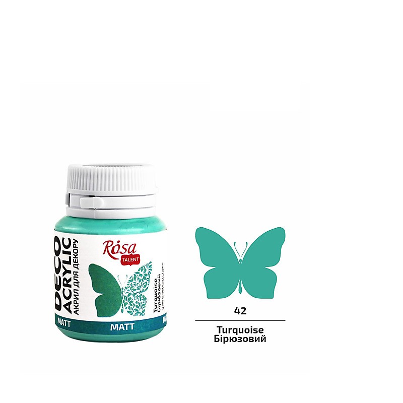 farba akrylowa matowa Rosa DECO ACRYLIC - sklep dla plastyków gart.pl