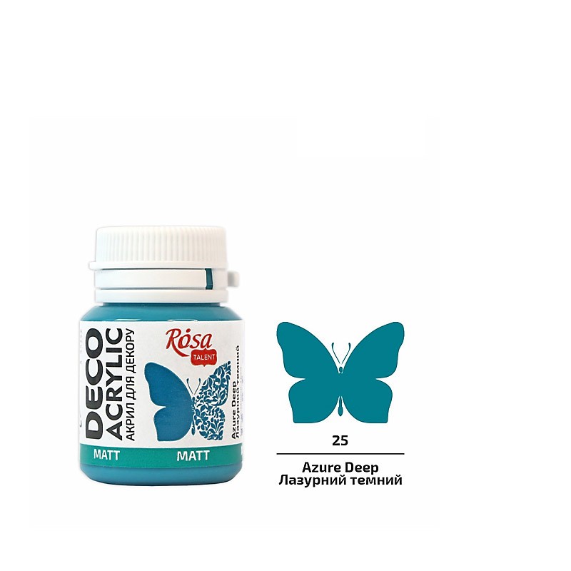 farba akrylowa matowa Rosa DECO ACRYLIC - sklep dla plastyków gart.pl