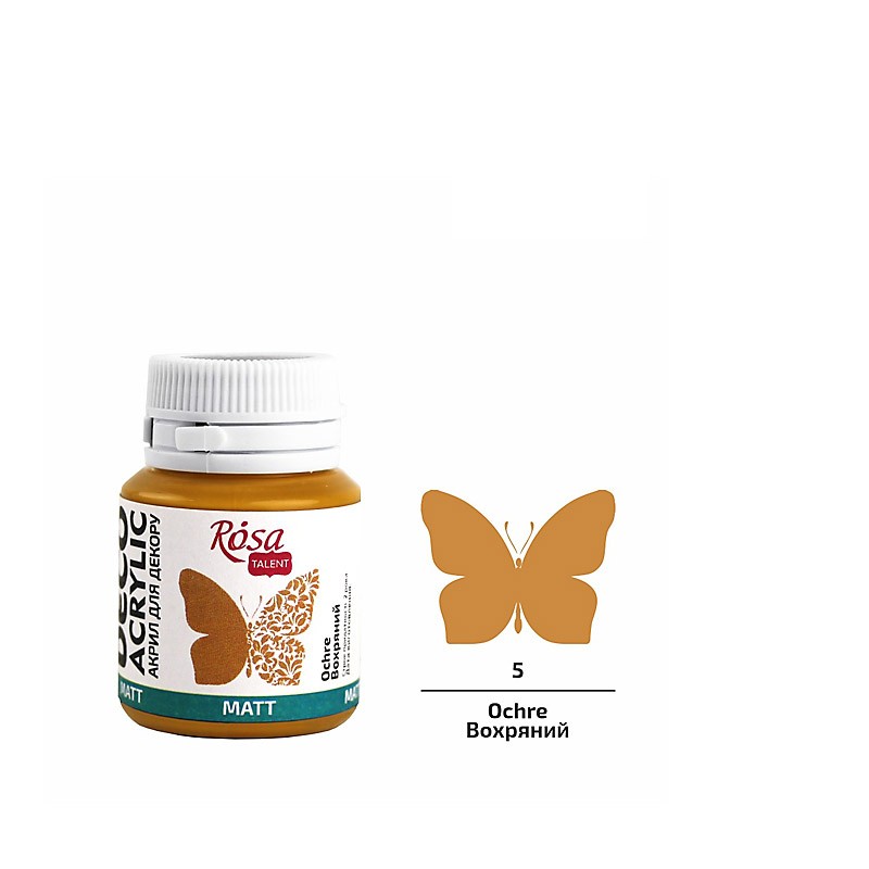 farba akrylowa matowa Rosa DECO ACRYLIC - sklep dla plastyków gart.pl