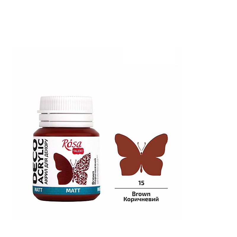 farba akrylowa matowa Rosa DECO ACRYLIC - sklep dla plastyków gart.pl