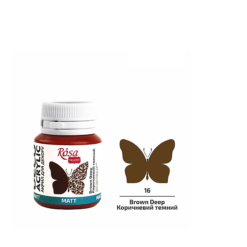 farba akrylowa matowa Rosa DECO ACRYLIC - sklep dla plastyków gart.pl