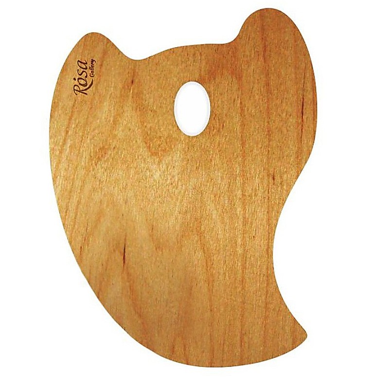 Paleta malarska drewniana w kształcie papryki 30 x 40 cm Rosa Gallery - olejowana - gart.pl