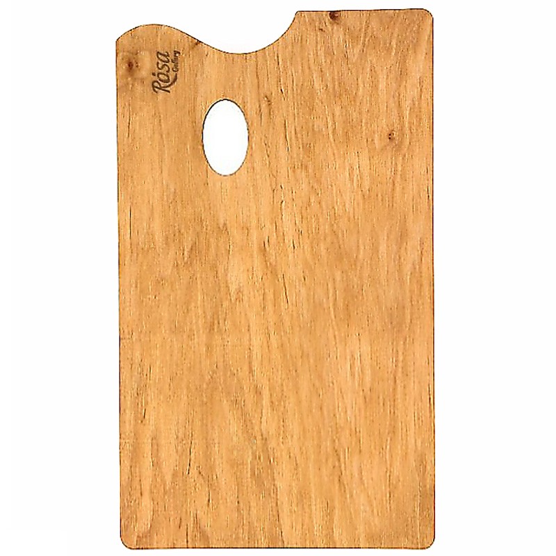 Paleta malarska drewniana prostokątna 45,5 x 28,5 cm Rosa Gallery - olejowana - gart.pl