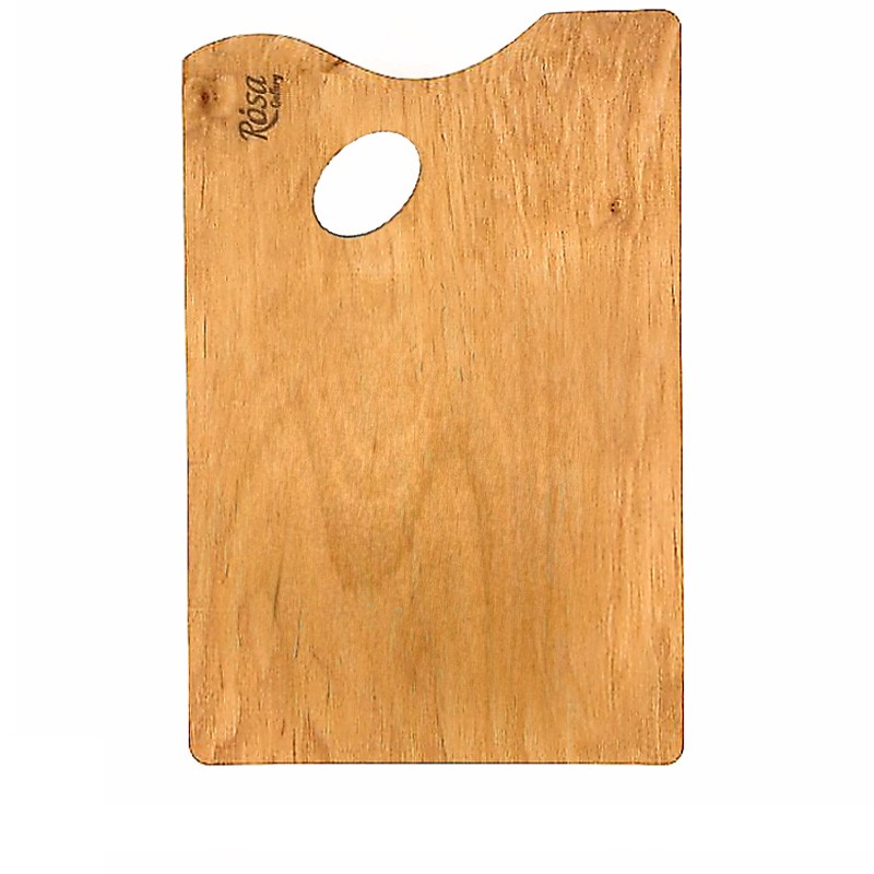 Paleta malarska drewniana prostokątna 38,5 x 28,5 cm Rosa Gallery - olejowana - gart.pl