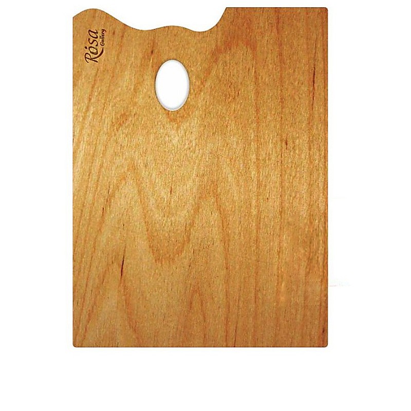 Paleta malarska drewniana prostokątna 25 x 35 cm Rosa Gallery - olejowana - gart.pl