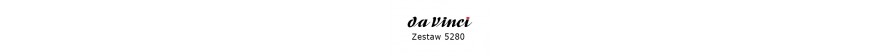 da Vinci zestaw pędzli do akwareli nr 5280 w drewnianej kasecie