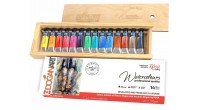 Zestaw akwareli ROSA GALLERY "DOGAN ART" 14 x 10 ml w drewnianej kasecie - gart.pl