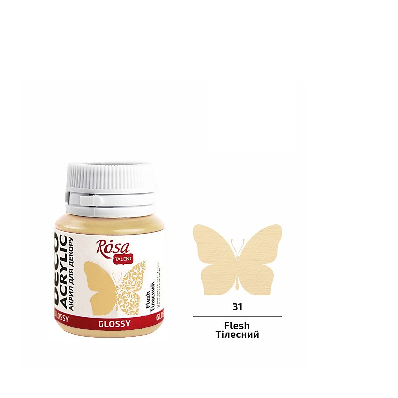farba akrylowa błyszcząca Rosa DECO ACRYLIC - sklep plastyczny gart.pl