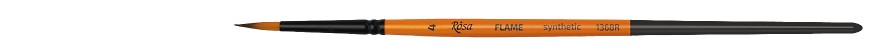 pędzel okragly do farb akrylowych i gwaszy FLAME synthetic - 4