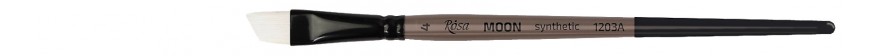 pędzel skosny do farb akrylowych Moon synthetic - 4