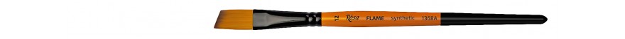 pędzel skosny do farb akrylowych i gwaszy FLAME synthetic - 12