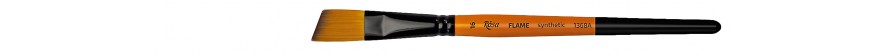 pędzel skosny do farb akrylowych i gwaszy FLAME synthetic - 16