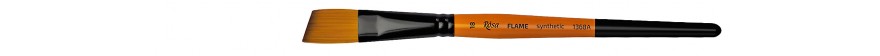pędzel skosny do farb akrylowych i gwaszy FLAME synthetic - 18